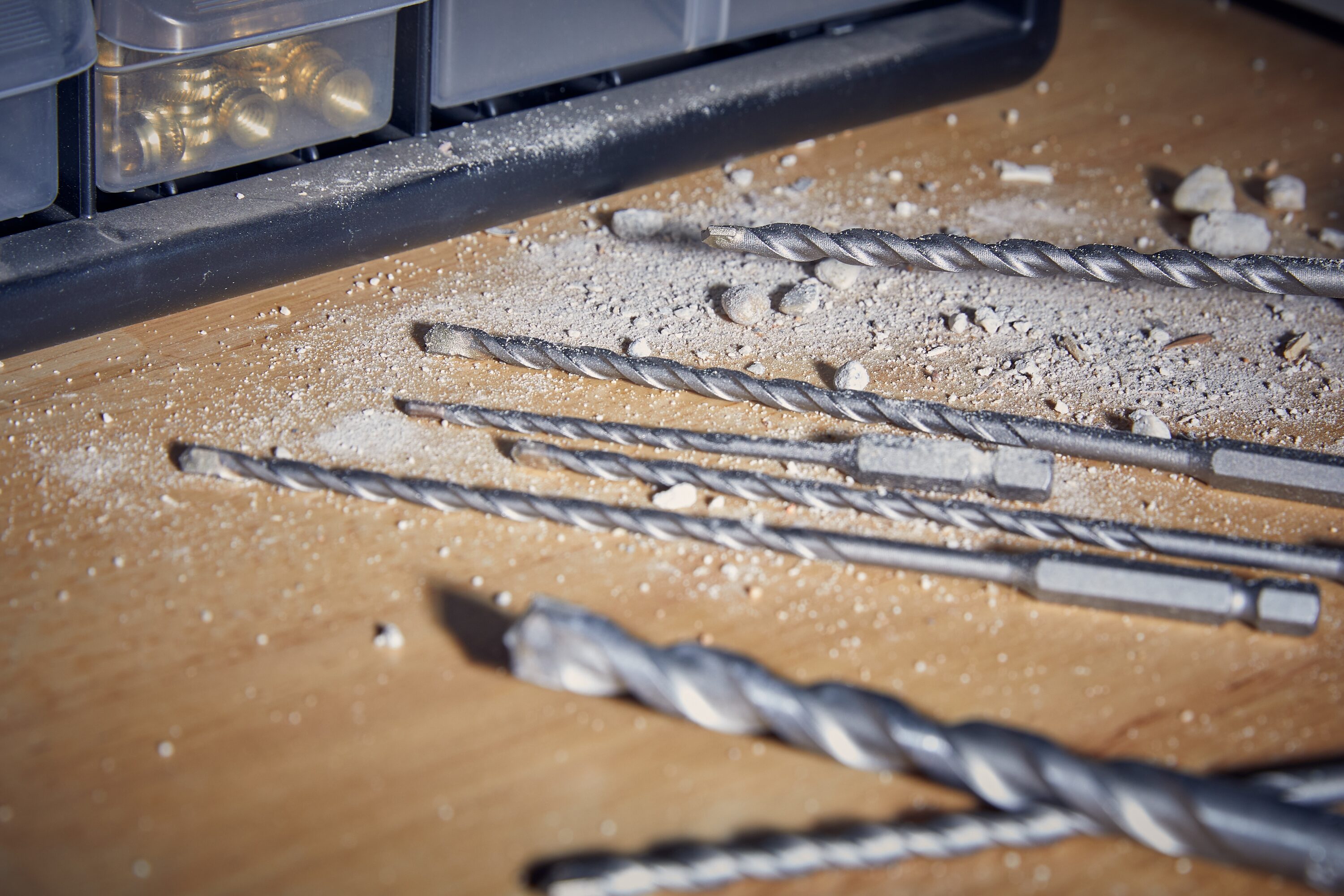 Set de 7 brocas para taladro percutor de acero de alta velocidad Bosch Impact Tough LBHXS7U.