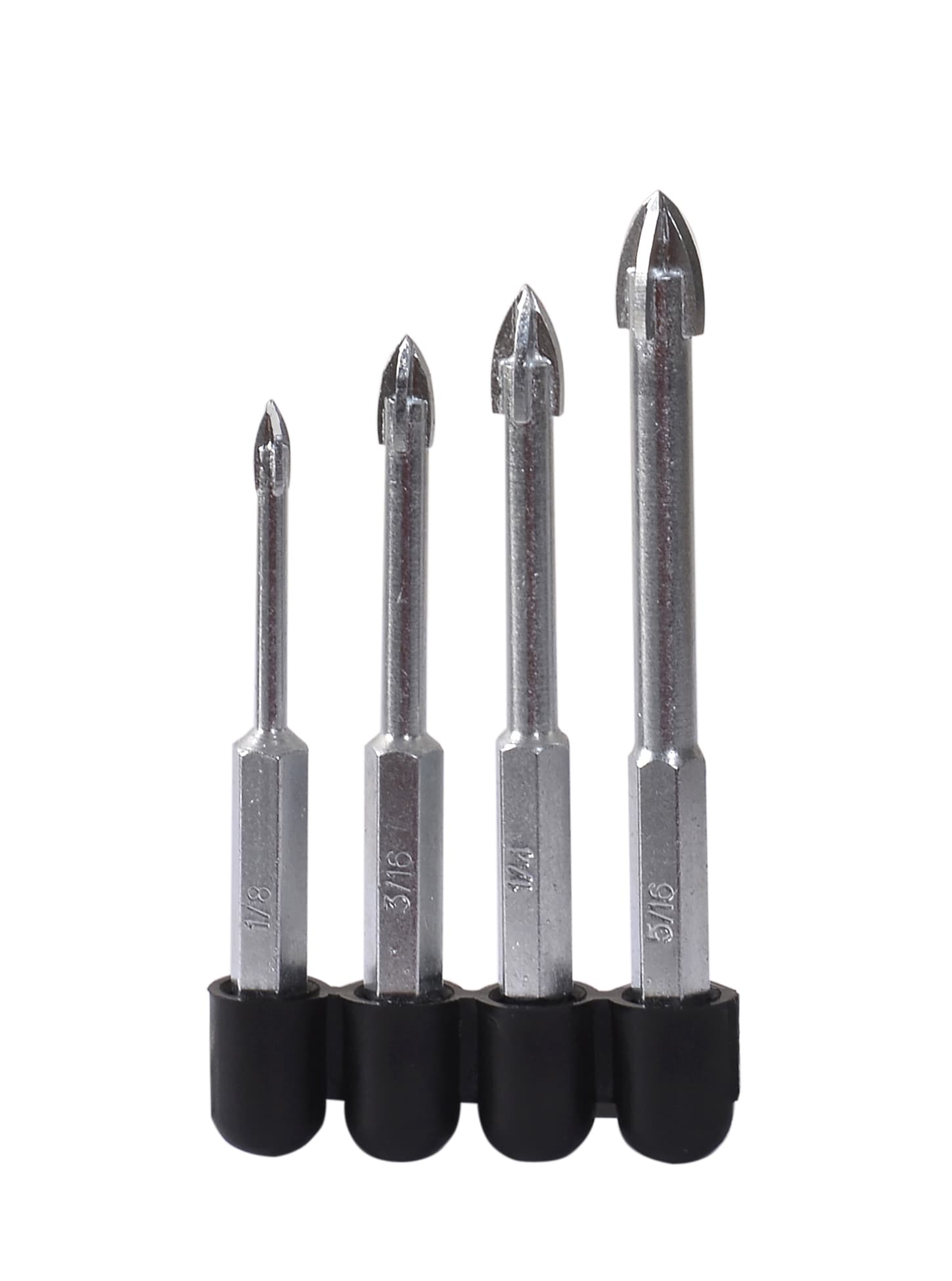 Set de brocas para vidrio y azulejo con punta de carburo y diseño para diestros Kobalt DTC-21104
