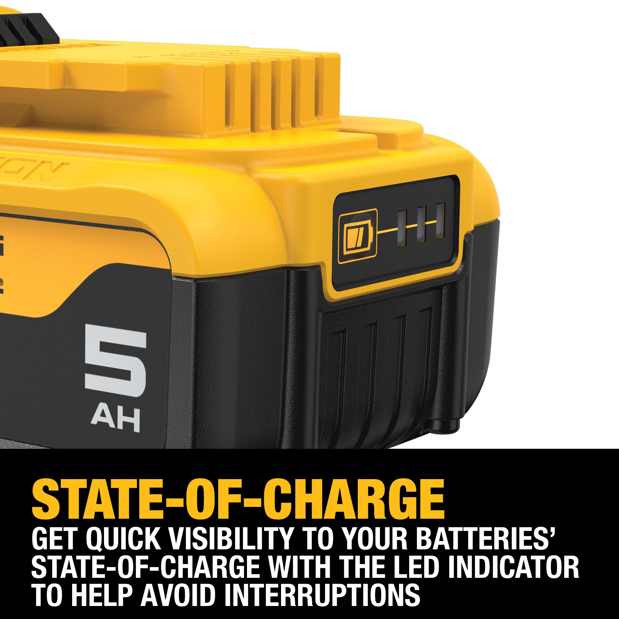 Paquete de 2 baterías de 20 V de iones de litio DEWALT con cargador (5 Ah) DCB205-2CK