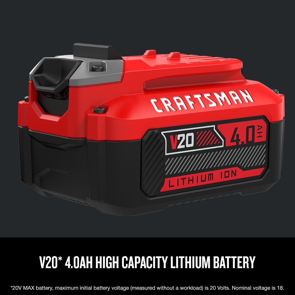 Batería de Iones de Litio CRAFTSMAN V20 20-V (4 Ah)