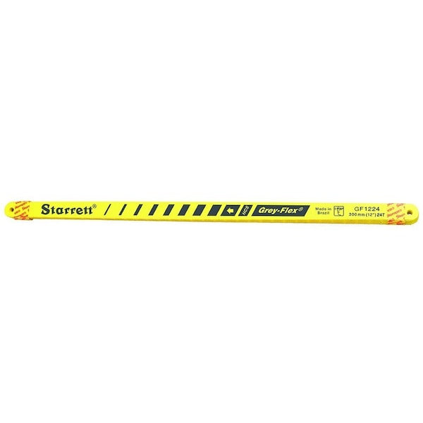 Starrett Hacksaw Blade, Carbon Hand Steel, 24 TPI - GF1224