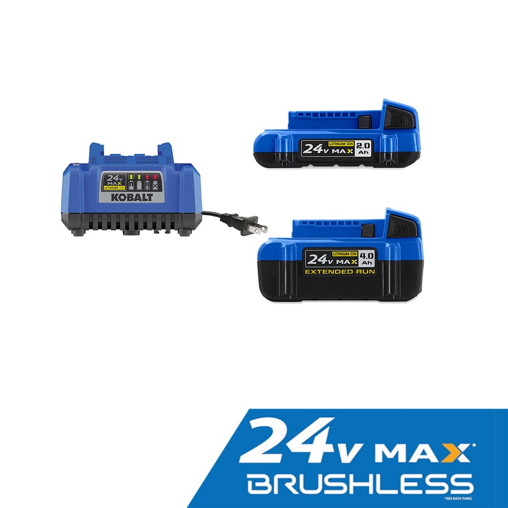 Paquete de baterías de litio Kobalt de 24V (2 Ah y 4 Ah) - Paquete de 2