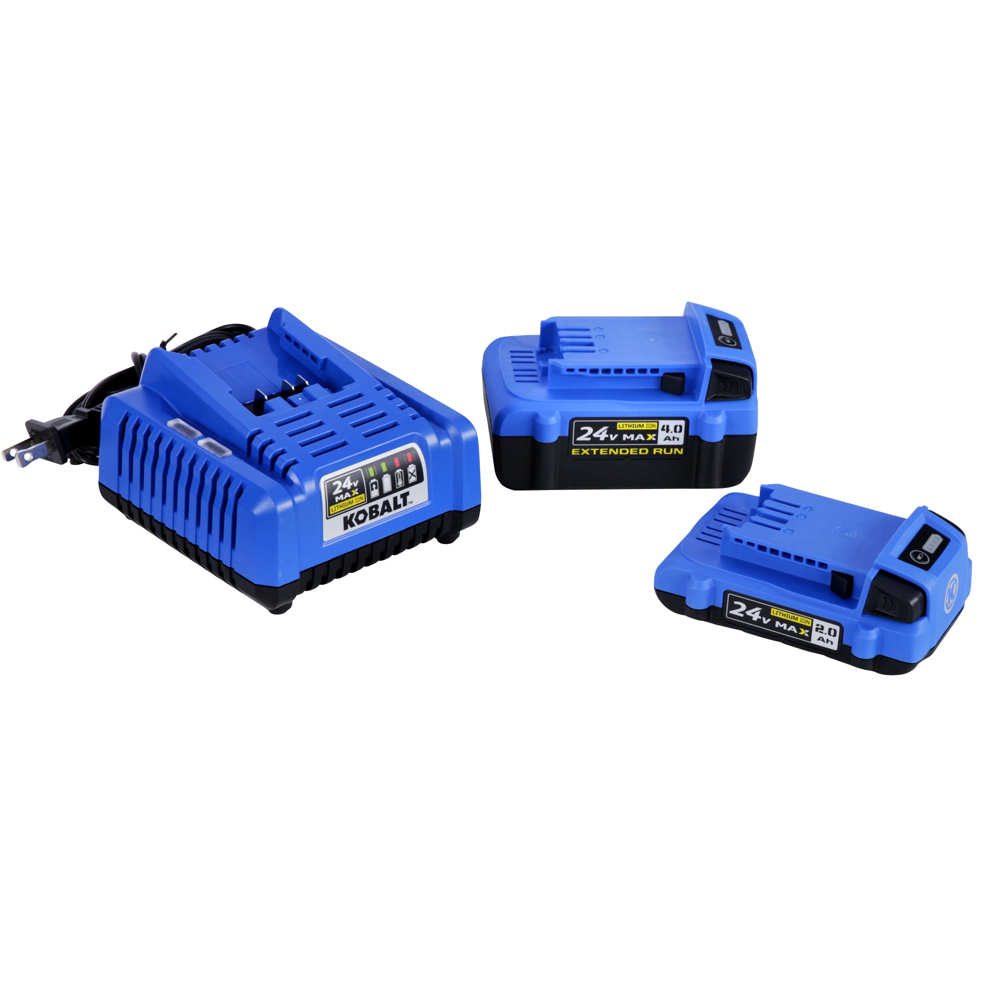 Paquete de baterías de litio Kobalt de 24V (2 Ah y 4 Ah) - Paquete de 2