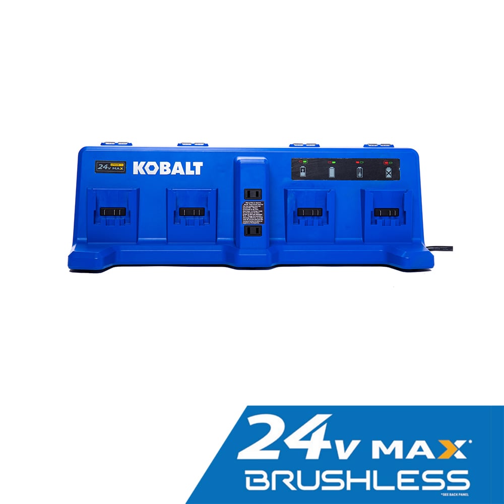 Estación de carga de batería de iones de litio de 24 V Kobalt KRC 2404-03.