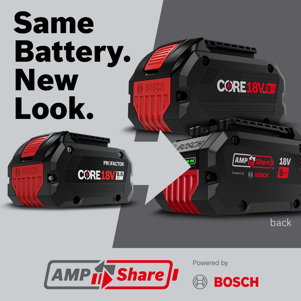 Paquete de baterías de litio Bosch de 18 V (2 unidades, 4 Ah)