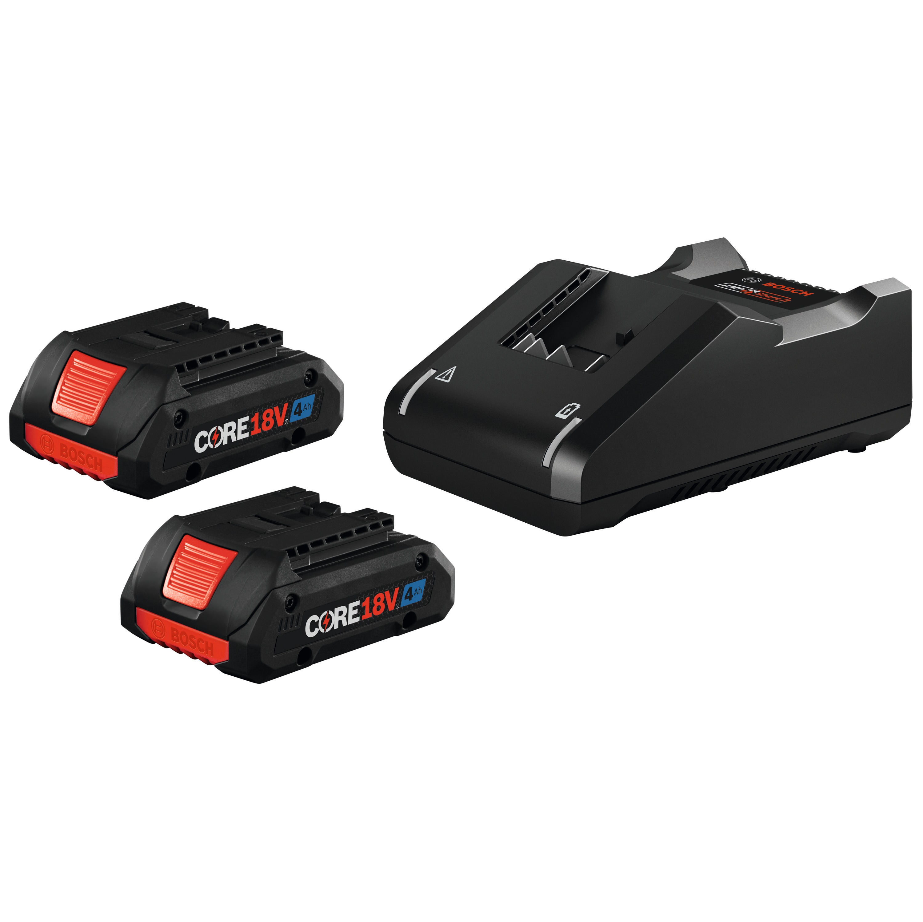 Paquete de baterías de litio Bosch de 18 V (2 unidades, 4 Ah)