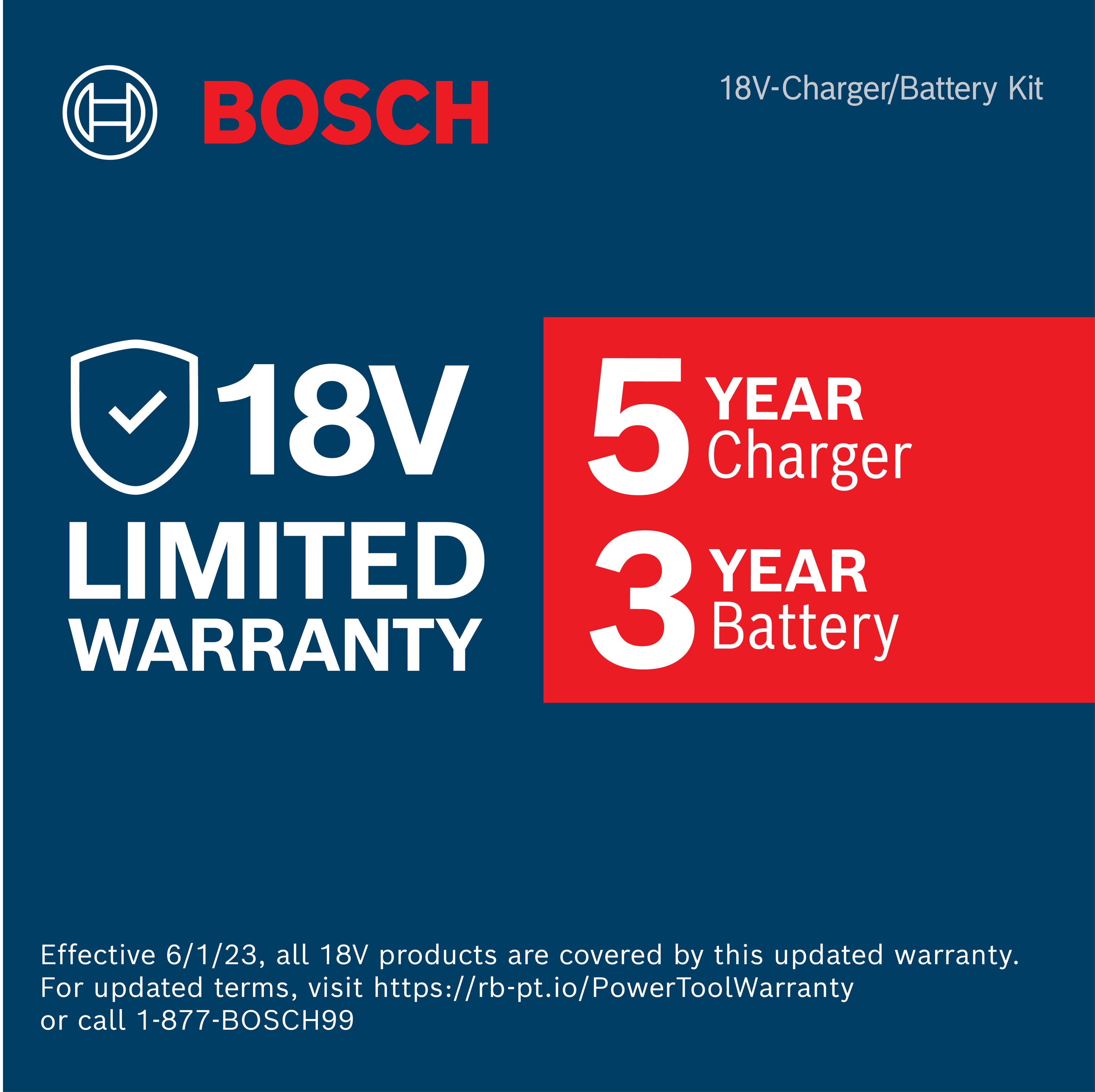 Paquete de baterías de litio Bosch de 18 V (2 unidades, 4 Ah)