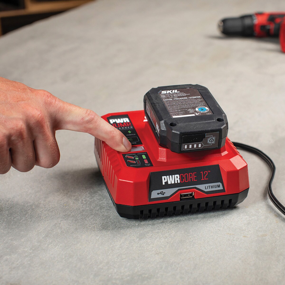 Cargador de batería de iones de litio SKIL PWR CORE 12 QC535701