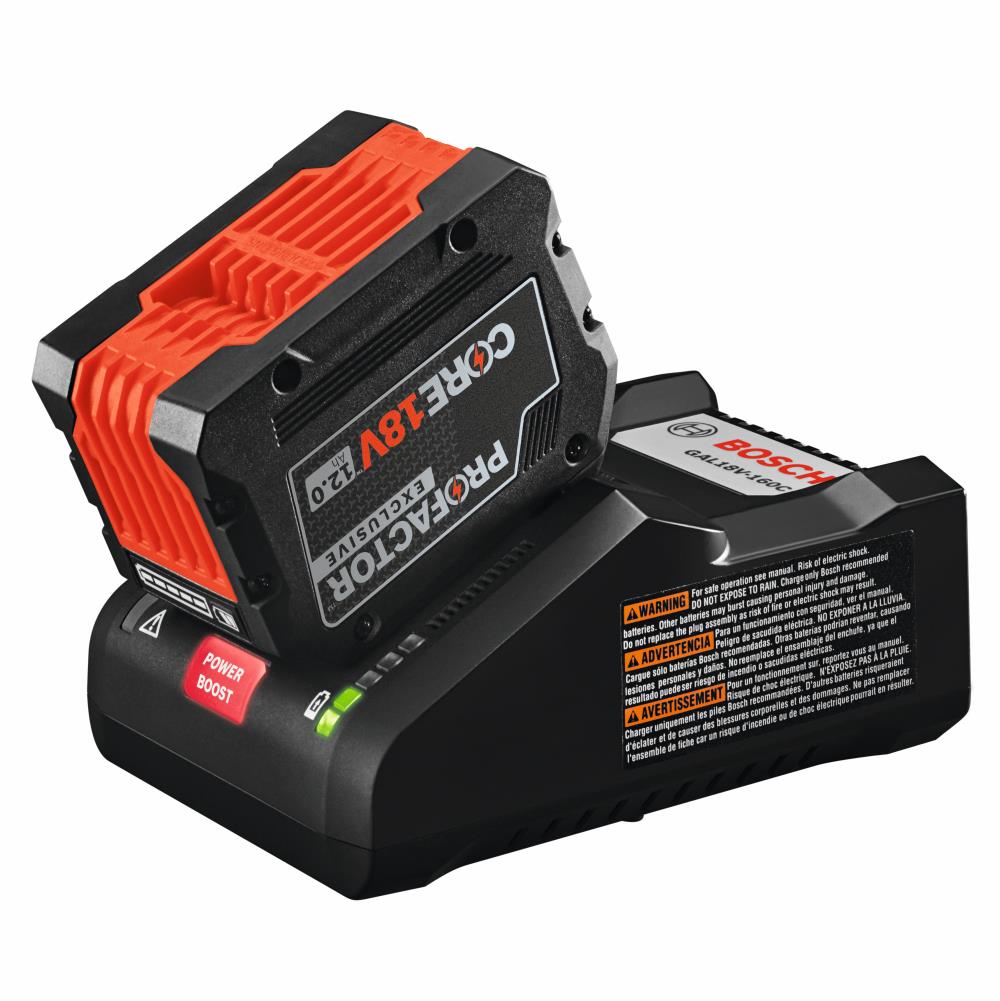 Batería y cargador de litio Bosch de 18 V en paquete de 2 (12 Ah) GXS18V-18N27