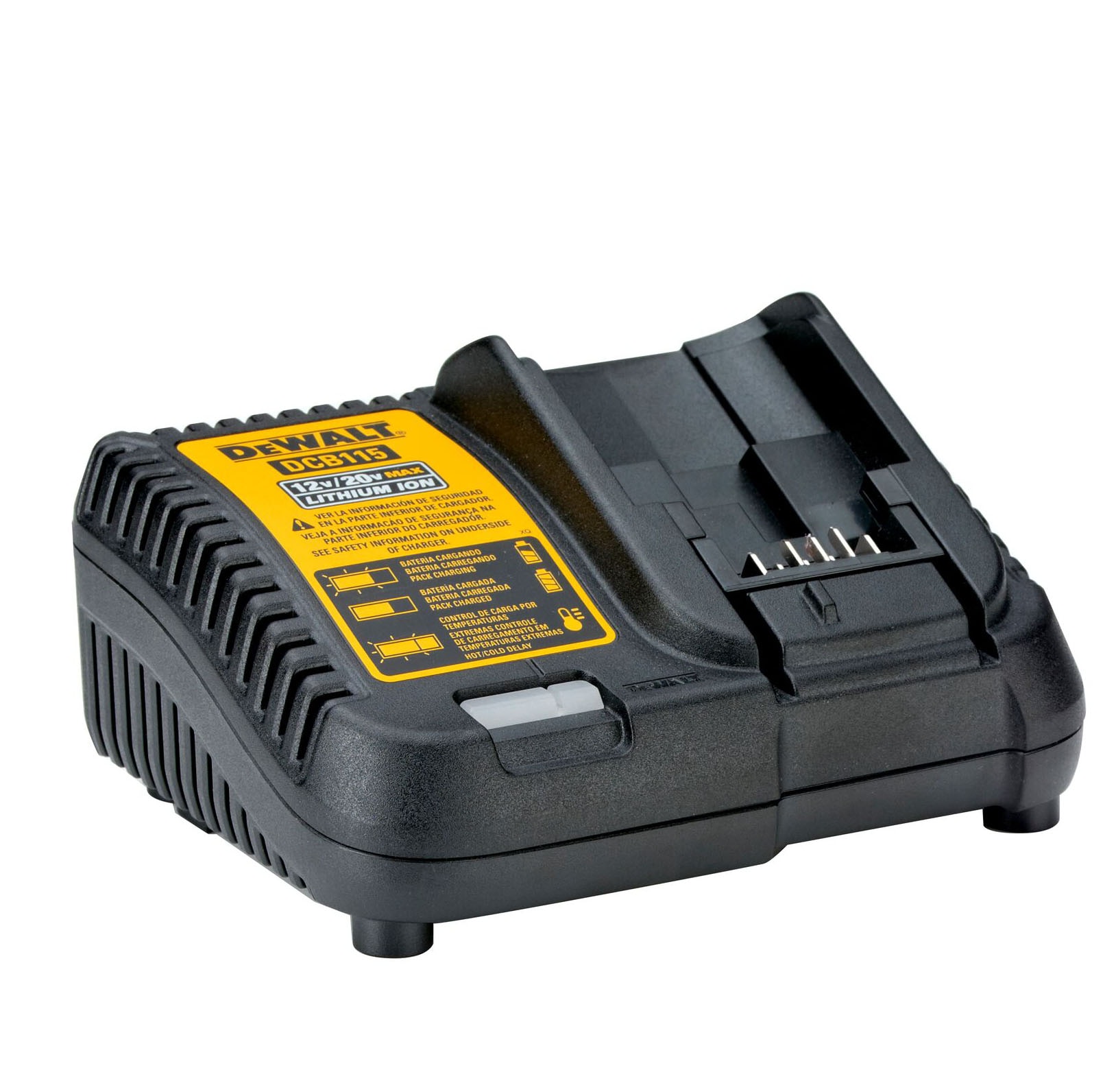Batería de iones de litio DEWALT de 12 V en paquete doble con cargador (3 Ah y 5 Ah) DCB135C