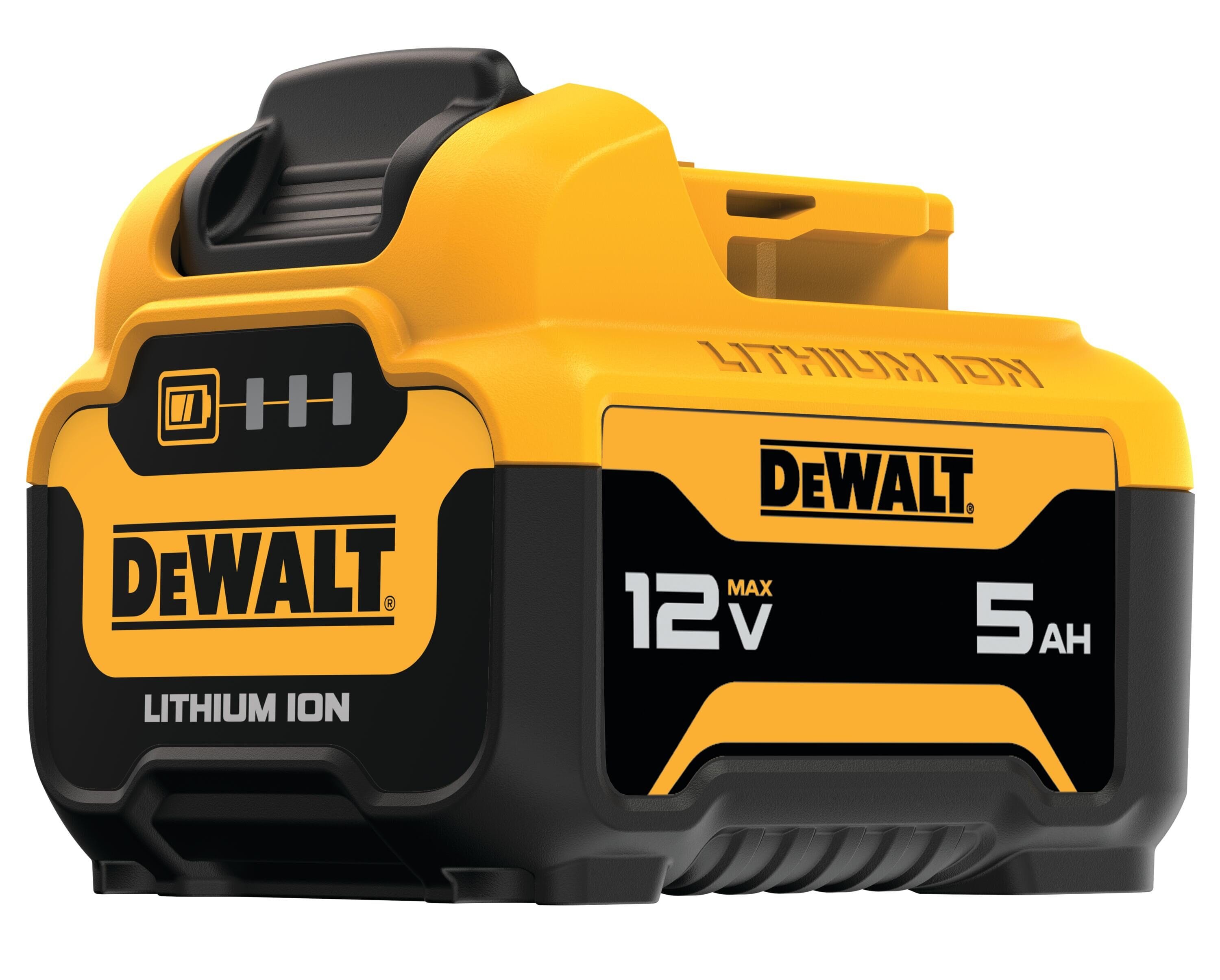 Batería de iones de litio DEWALT de 12 V en paquete doble con cargador (3 Ah y 5 Ah) DCB135C