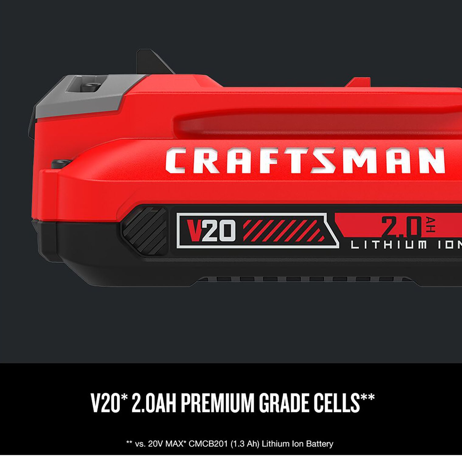 Batería de Ion de Litio 20-V 2-Pack y Cargador CRAFTSMAN V20 (4 Ah y 2 Ah)