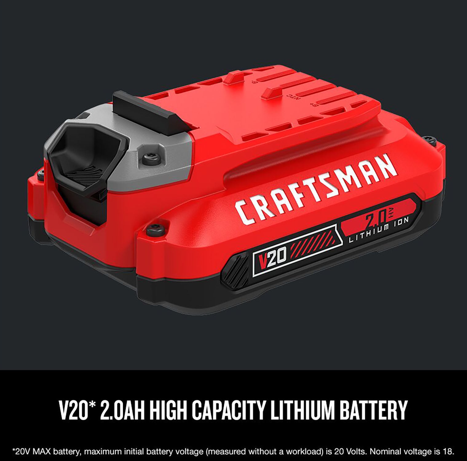 Batería de Ion de Litio 20-V 2-Pack y Cargador CRAFTSMAN V20 (4 Ah y 2 Ah)