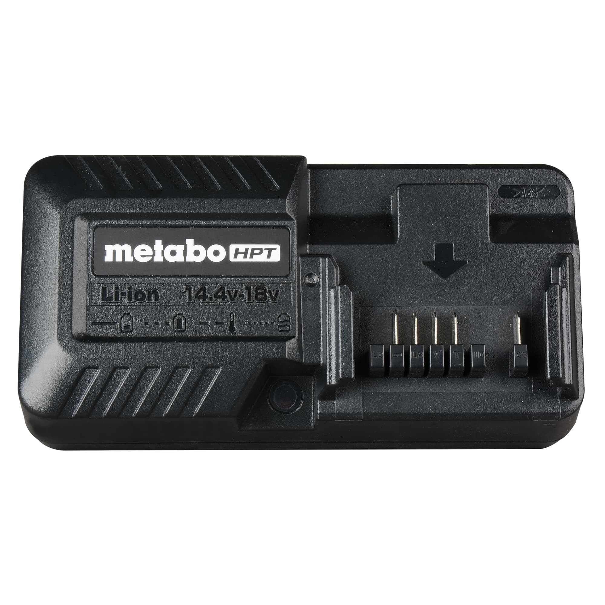 Batería de iones de litio y cargador MultiVolt 18-V de Metabo HPT (2 paquetes, 2 Ah) UC18YKSLSM