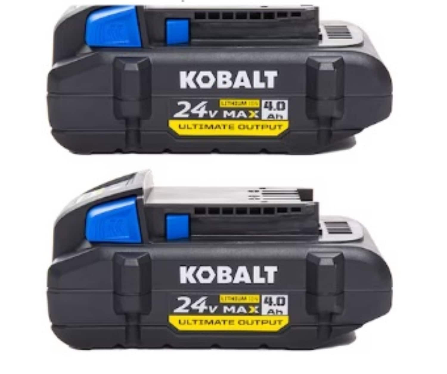 Paquete de 2 Baterías de Iones de Litio Kobalt de 24 V (4 Ah) KXB 2424-03