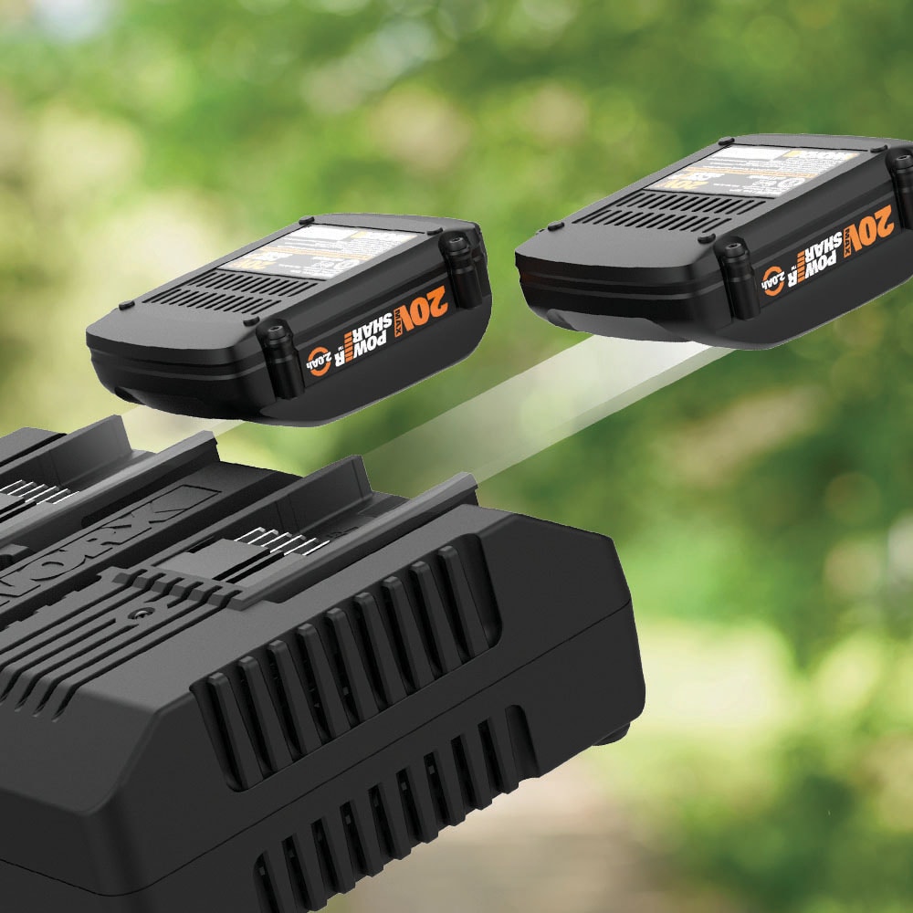 Estación de carga de batería de iones de litio WORX Power Share de 20 V (4 Ah) WA3884