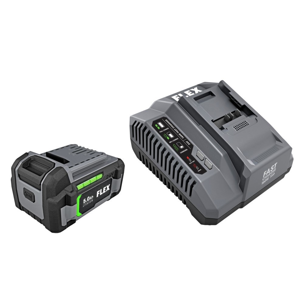 Batería de Iones de Litio FLEX 24-V y cargador (5 Ah) FX0411-1CP