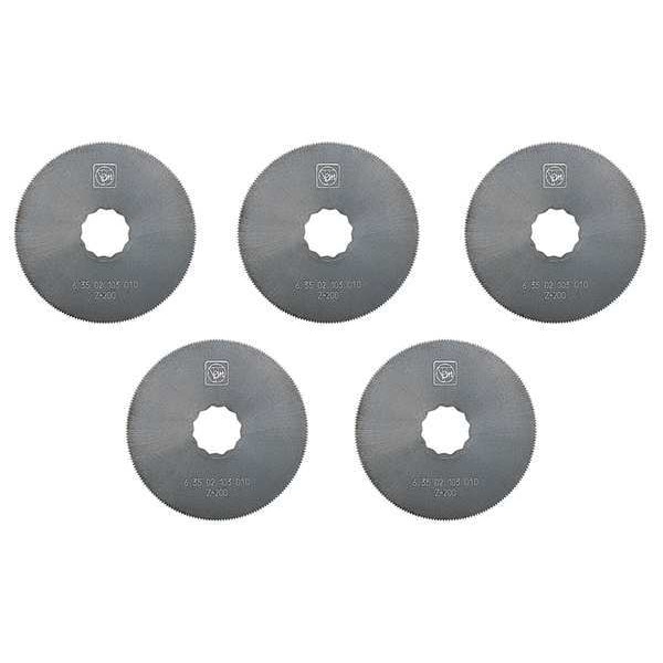 Fein Circular Saw Blade, HSS, 2.5 In Dia, PK5 - 63502102070