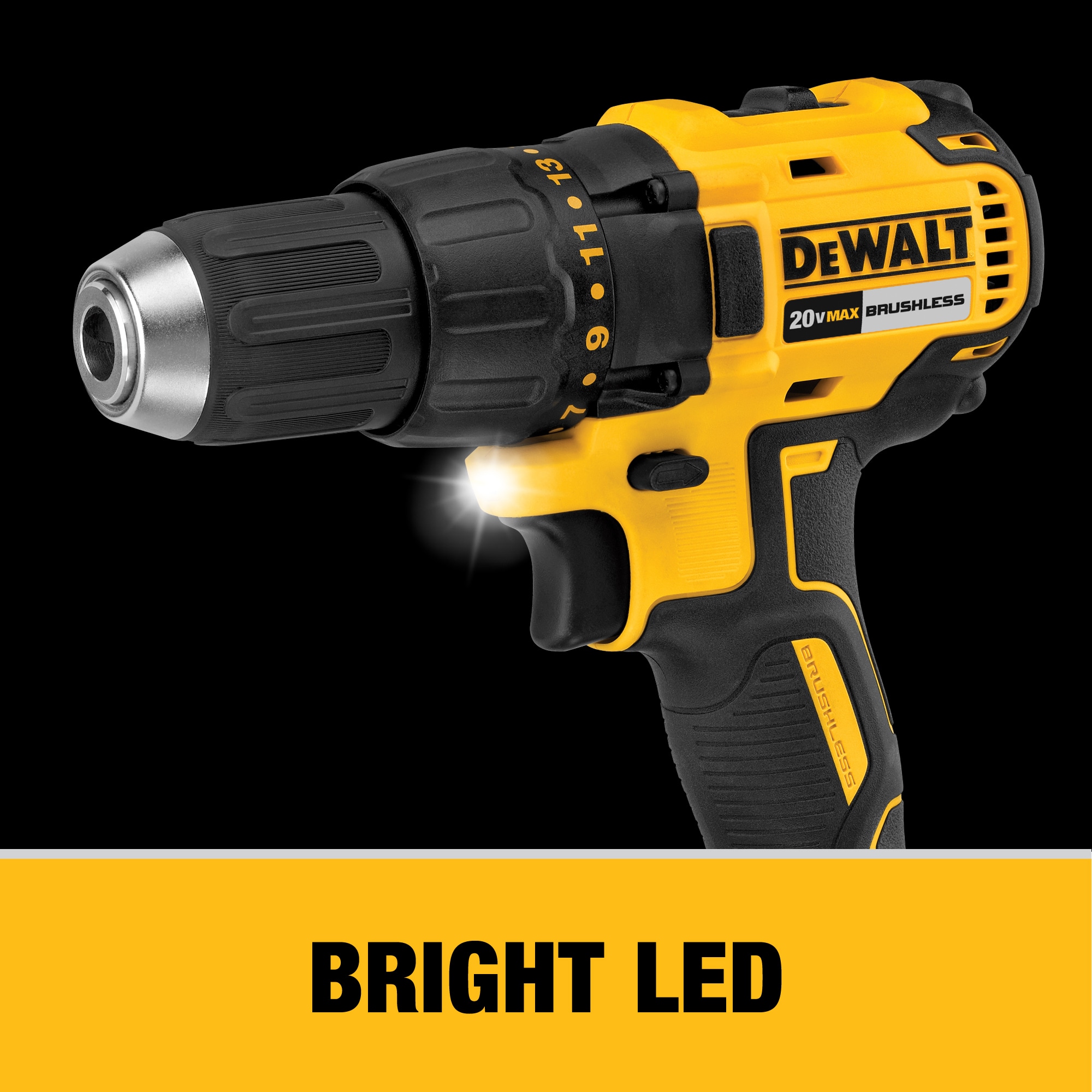 Kit combinado de 2 herramientas eléctricas sin escobillas DEWALT de 20 voltios con estuche suave (incluye 2 baterías y cargador) DCK277C2