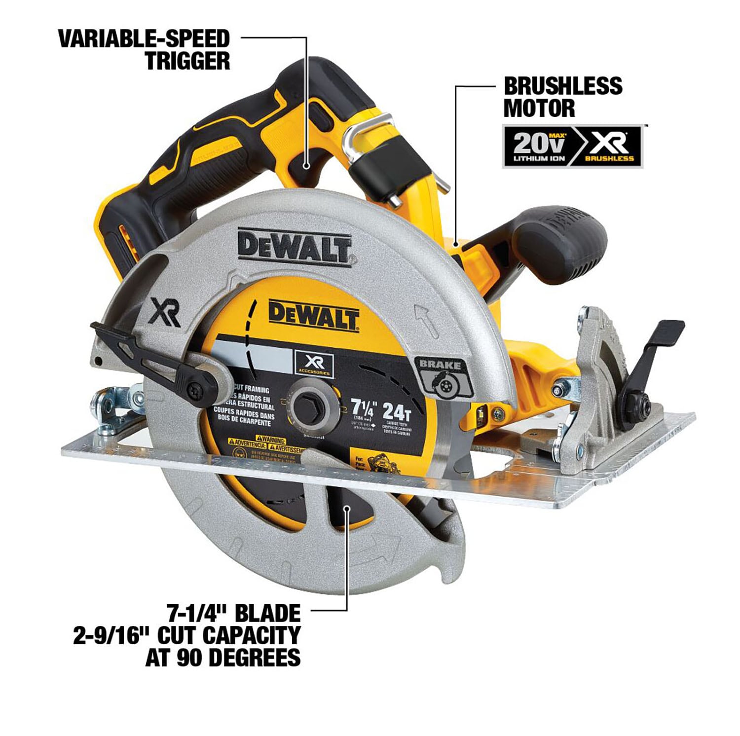 Kit Combo de Herramientas DEWALT XR con 6 Herramientas sin Escobillas de 20 Voltios Max, Estuche Blando (Incluye 2 Baterías y Cargador) DCK695P2