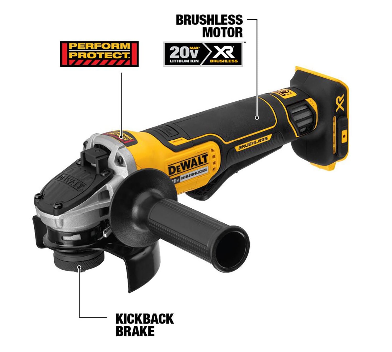 Kit Combo de Herramientas DEWALT XR con 6 Herramientas sin Escobillas de 20 Voltios Max, Estuche Blando (Incluye 2 Baterías y Cargador) DCK695P2