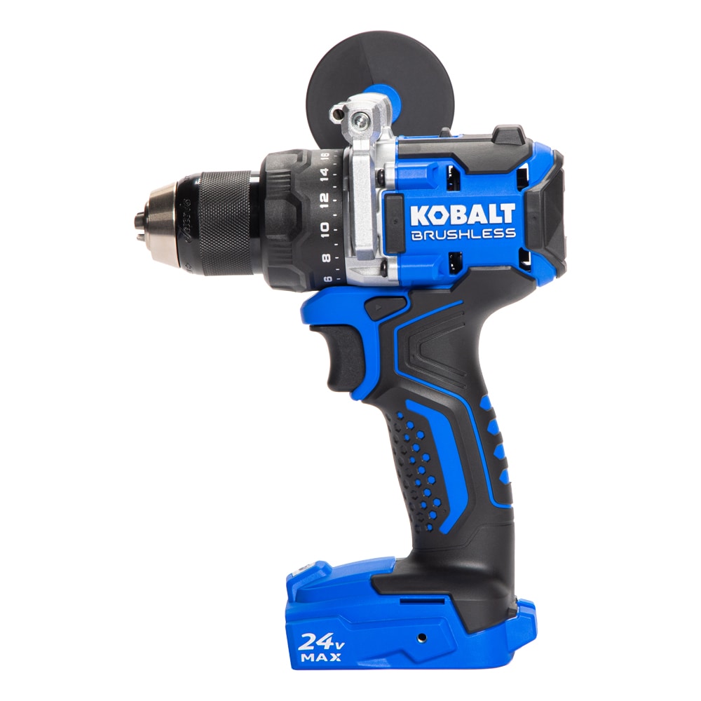 Kit combo de herramientas eléctricas sin escobillas de 24 voltios de Kobalt con estuche suave (incluye 1 batería y cargador)