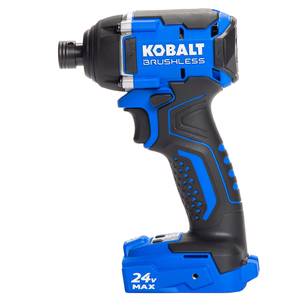 Kit Combo de Herramientas Eléctricas sin Escobillas Kobalt de 24 voltios con Estuche Suave (Incluye 1 Batería y Cargador) KLC 4324A-03
