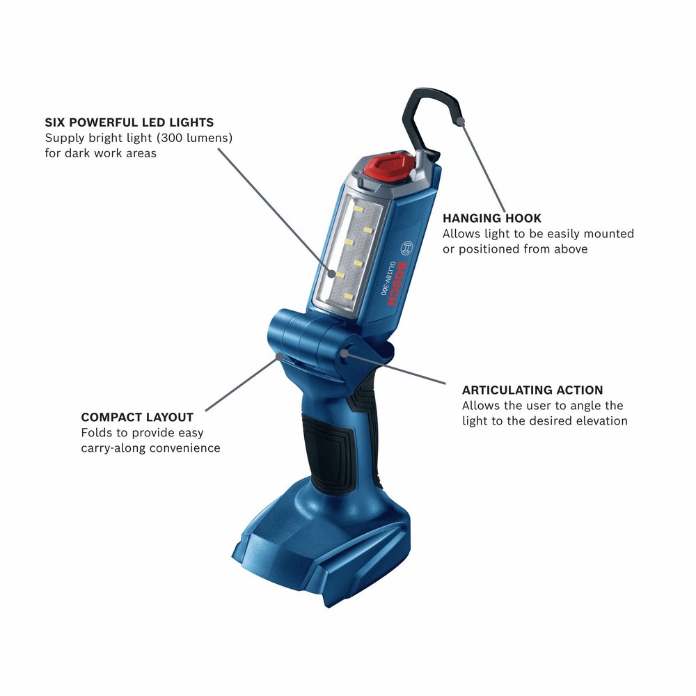 Kit de combo de 4 herramientas eléctricas sin escobillas de 18 voltios de Bosch con estuche blando (incluye 2 baterías y cargador) GXL18V-497B23