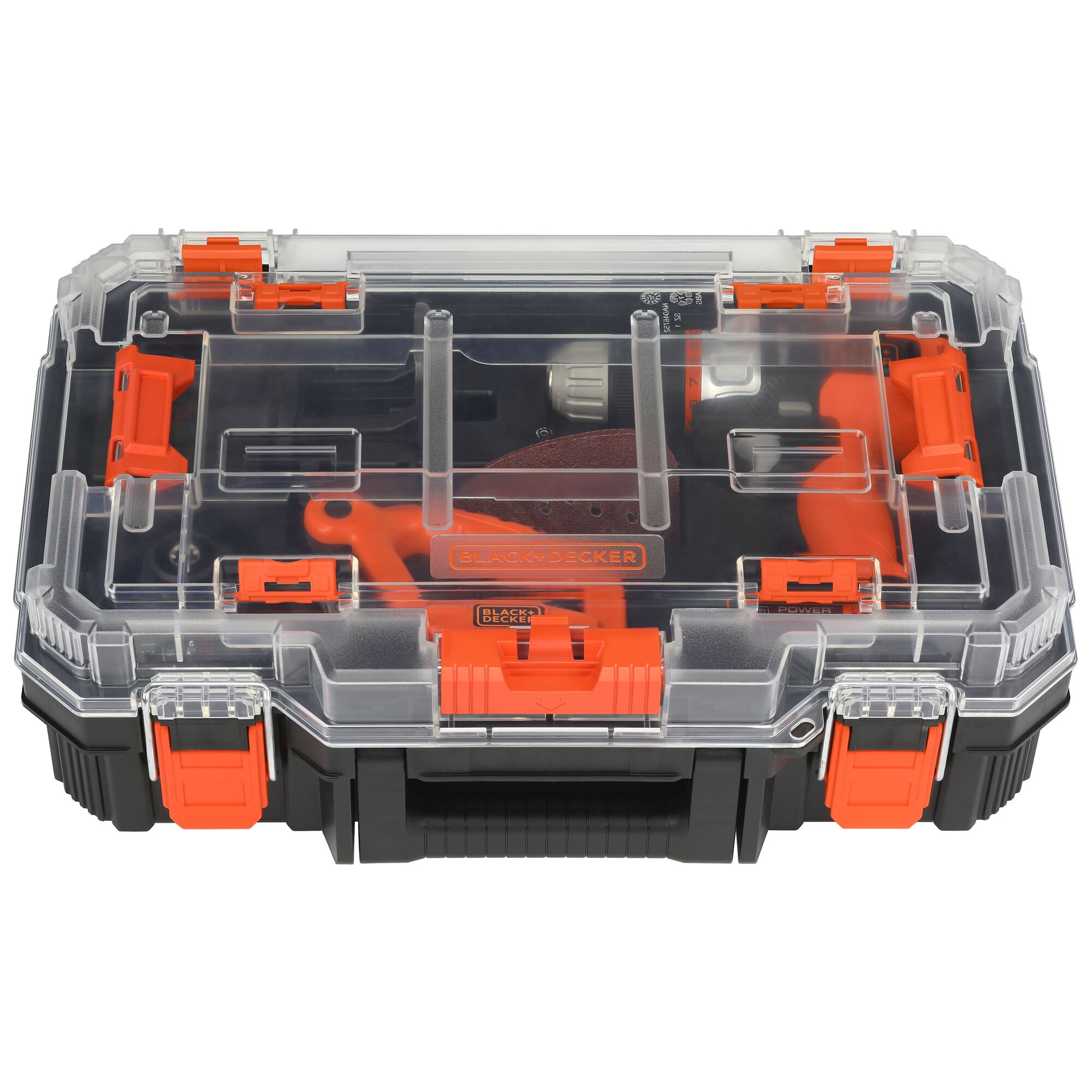 Kit combo de 4 herramientas eléctricas BLACK+DECKER de 20 voltios Max con estuche resistente (1 batería incluida y cargador incluido) BDCDMT1204KITC1