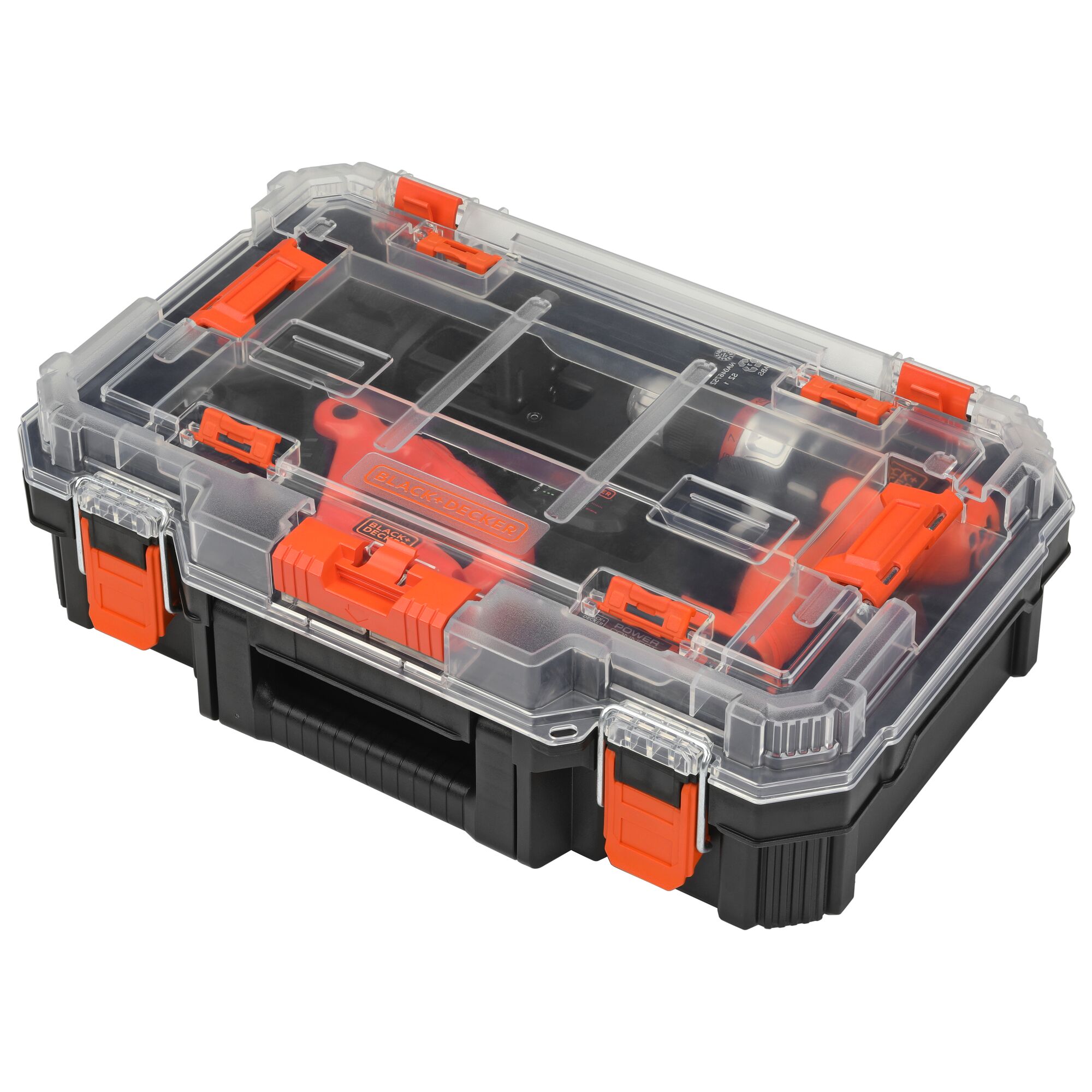 Kit combo de 4 herramientas eléctricas BLACK+DECKER de 20 voltios Max con estuche resistente (1 batería incluida y cargador incluido) BDCDMT1204KITC1