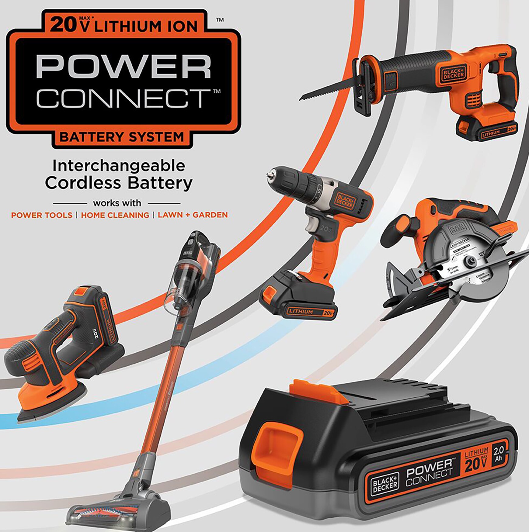 Kit combo de 4 herramientas eléctricas BLACK+DECKER de 20 voltios Max con estuche resistente (1 batería incluida y cargador incluido) BDCDMT1204KITC1