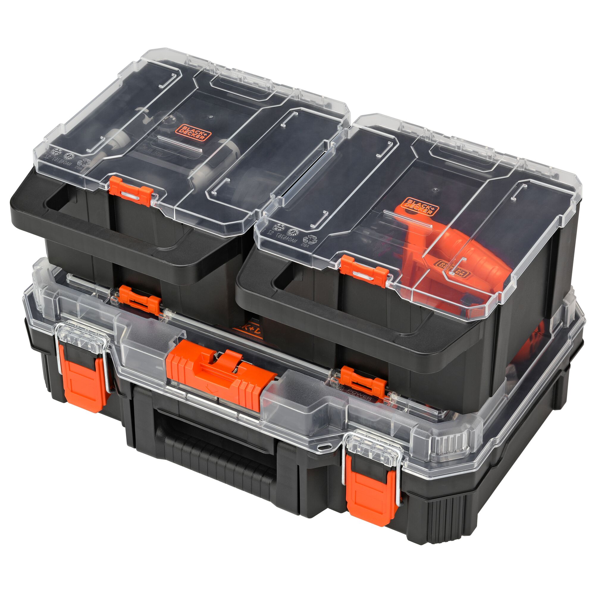 Kit Combo de Herramientas Eléctricas BLACK+DECKER de 20 voltios Max con 8 herramientas y estuche resistente (Incluye 1 batería y cargador) BDCDMT1208KITC1