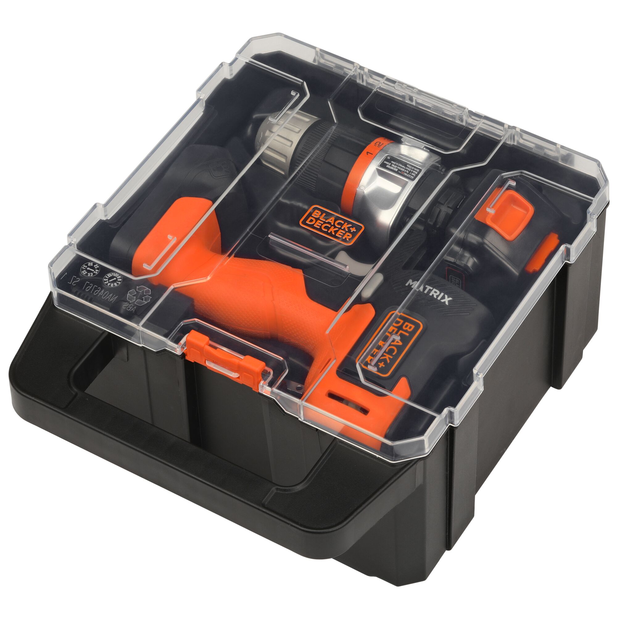 Kit de herramientas eléctricas BLACK+DECKER de 20 voltios Max con estuche resistente y 1 herramienta (1 batería y cargador incluidos)