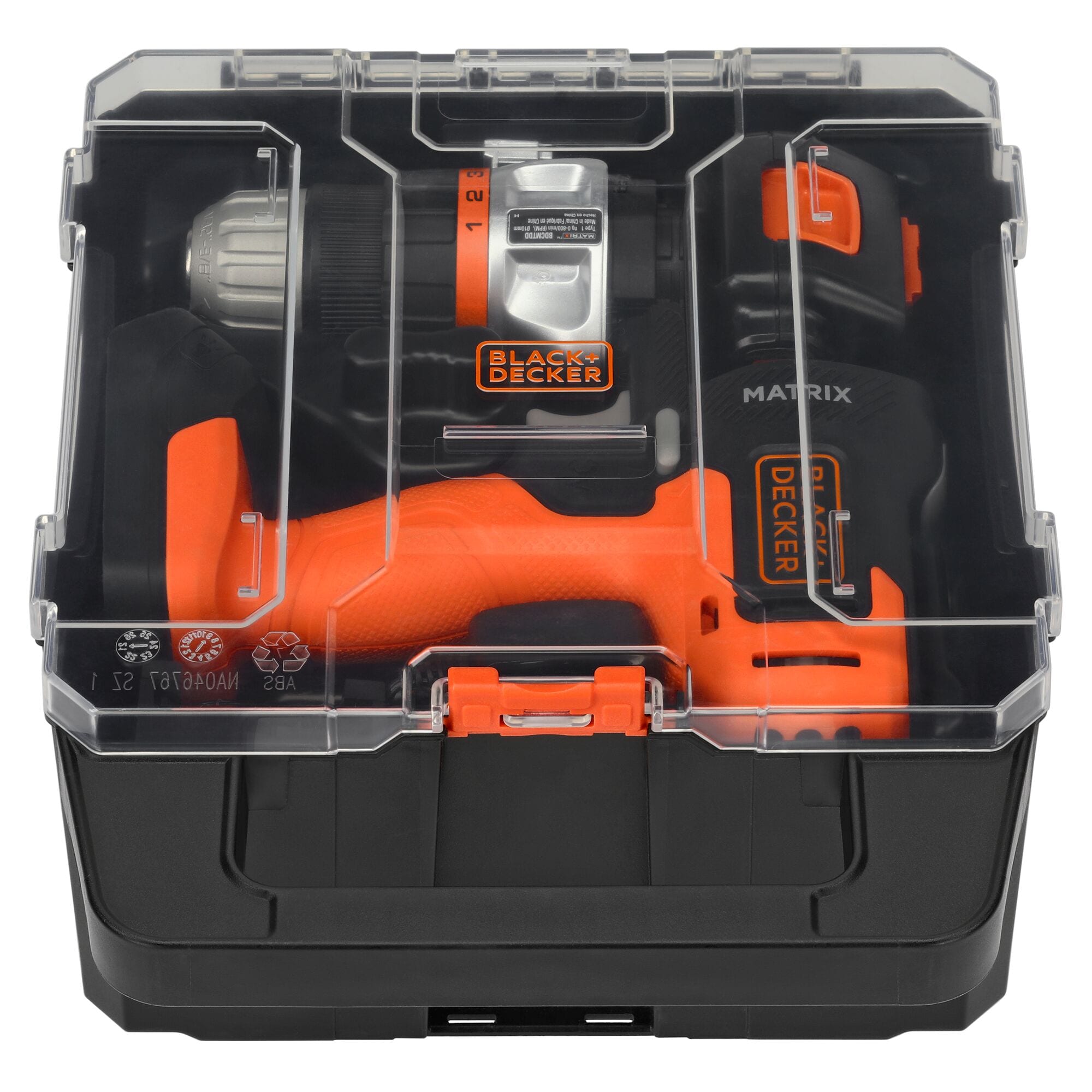 Kit de herramientas eléctricas BLACK+DECKER de 20 voltios Max con estuche resistente y 1 herramienta (1 batería y cargador incluidos)