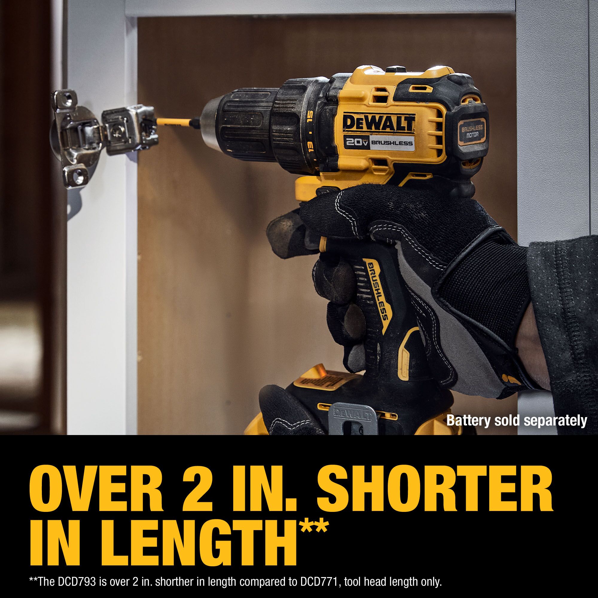 Juego de Combo de 2 Herramientas Inalámbricas sin Escobillas DEWALT 20V MAX con Estuche Blando (2 Baterías y Cargador Incluido) DCK227D2