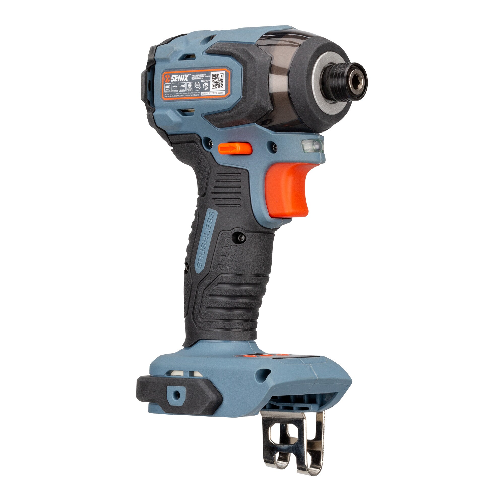 Kit Combo de Herramientas Eléctricas con Motor sin Escobillas SENIX X2 de 20 Volts y 2 Herramientas, con Estuche Suave (2 Baterías Incluidas y Cargador Incluido) S2K2B2-01