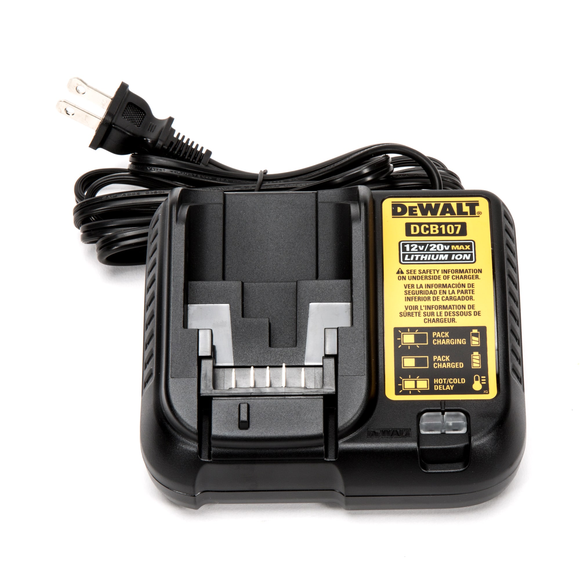 Taladro inalámbrico sin escobillas DEWALT de 20 voltios máximos y 1/2 pulgada (2 baterías incluidas, bolsa suave incluida) DCD777C2