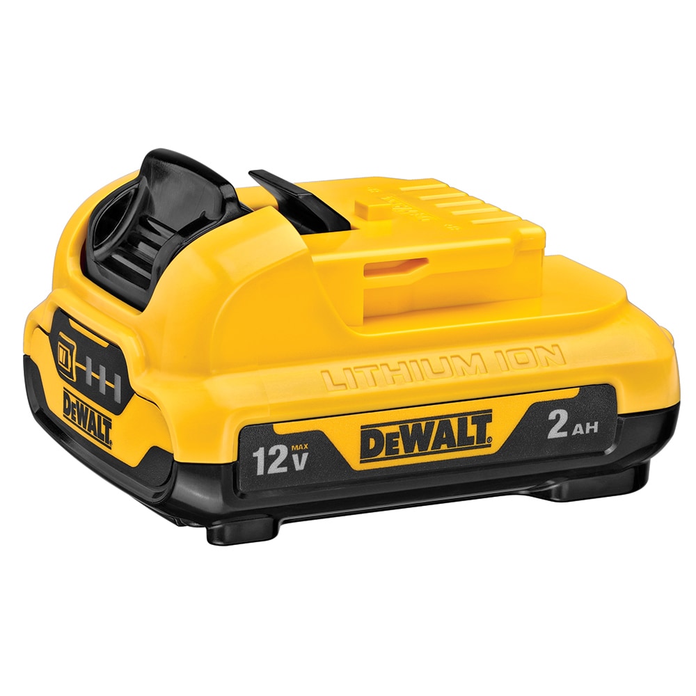Taladro Inalámbrico sin Escobillas DeWalt XTREME de 12 voltios y 3/8 pulgadas sin Llave (2 Baterías y Bolsa Suave Incluidas) DCD701F2