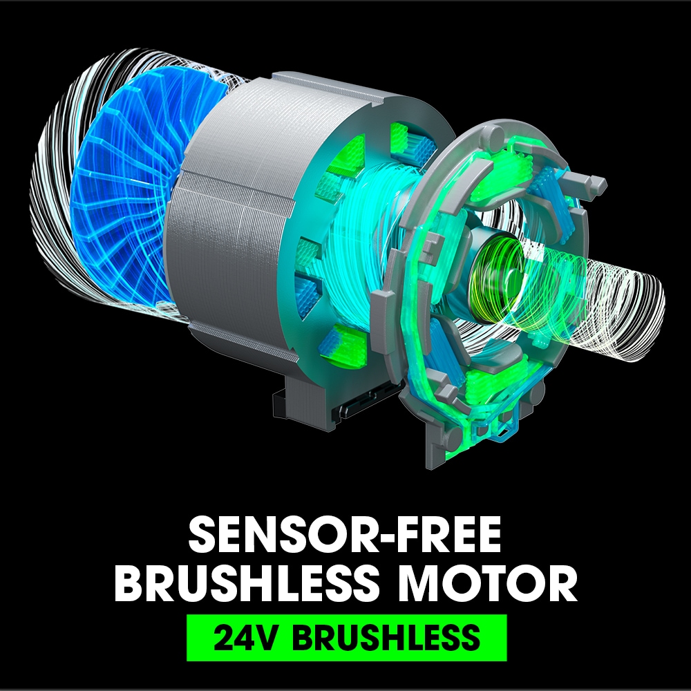 Taladro inalámbrico Brushless de 1/2 pulgadas de 24 voltios FLEX (FX1151-Z)