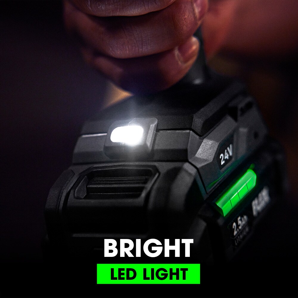 Taladro inalámbrico Brushless de 1/2 pulgadas de 24 voltios FLEX (FX1151-Z)