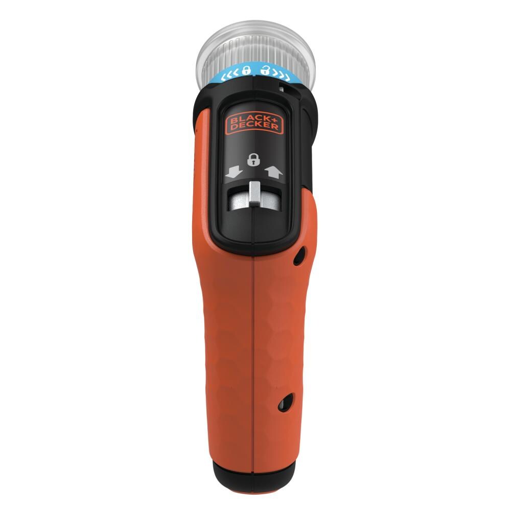 Atornillador inalámbrico BLACK+DECKER de 4 voltios y 1/4 de pulgada (Incluye batería y cargador) BCRTA601I