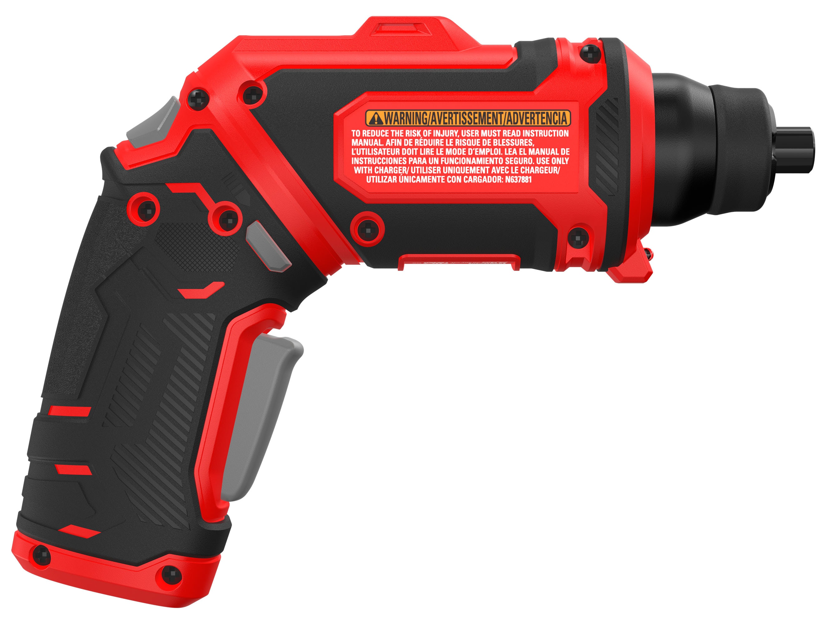Destornillador inalámbrico de 1/4 de pulgada de 4 voltios CRAFTSMAN (Batería y cargador incluidos) CMHT6640BI