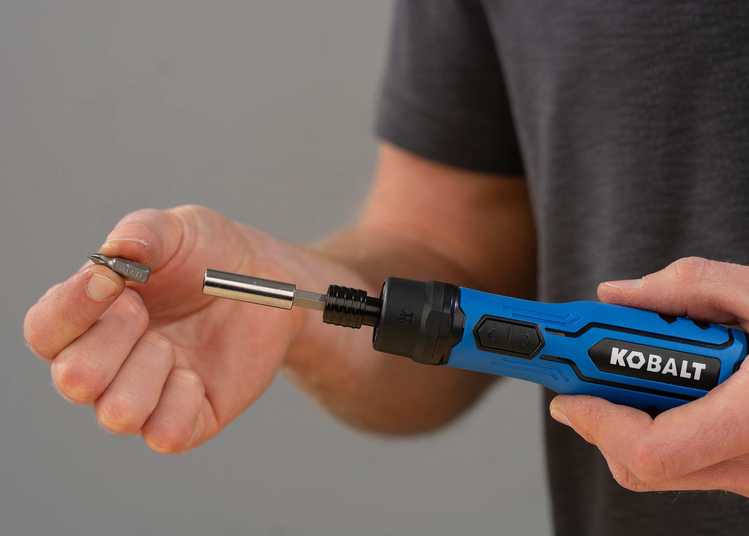Destornillador inalámbrico de 1/4 de pulgada Kobalt 4 voltios Max (Batería incluida y cargador no incluido) 68686