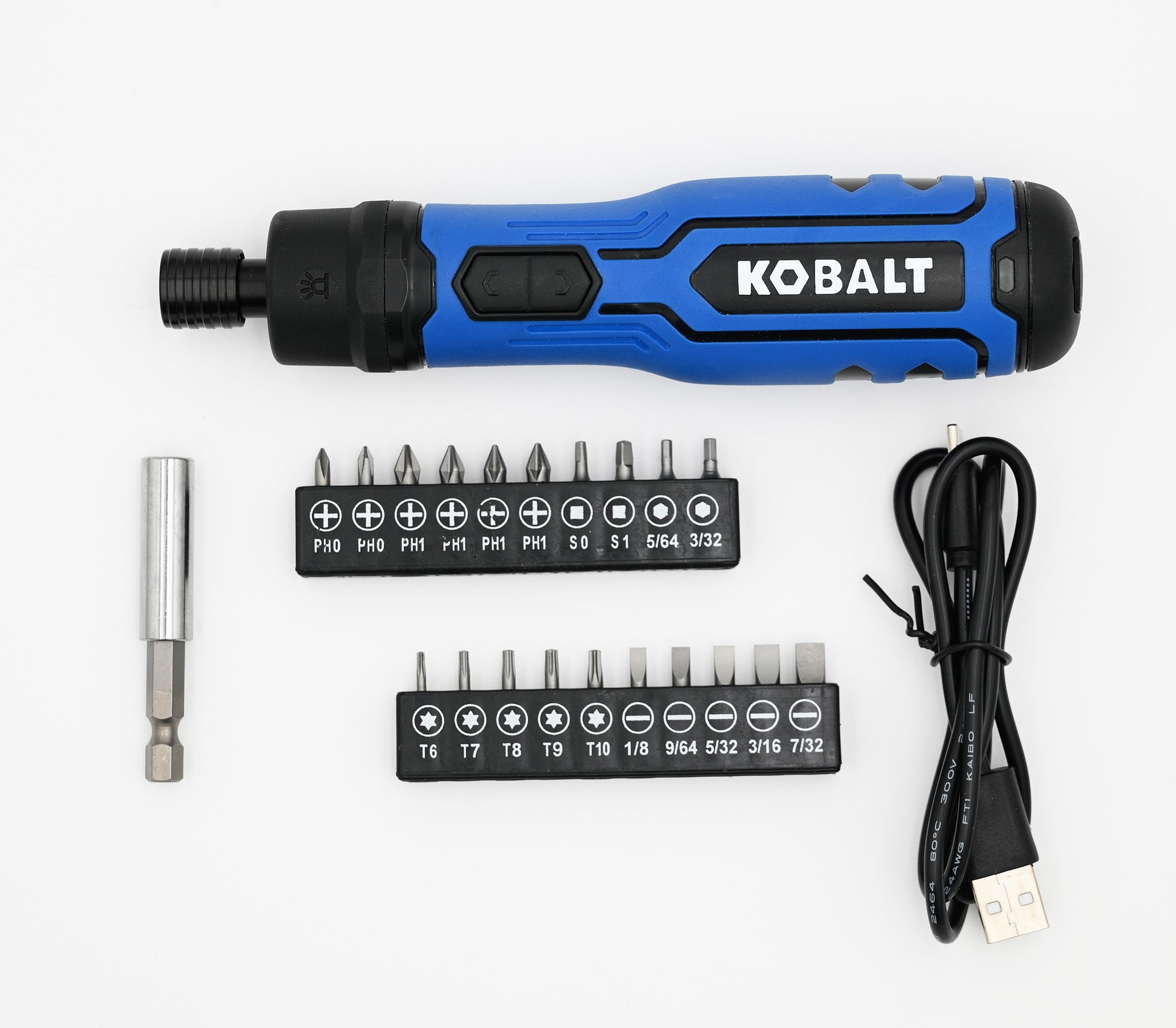 Destornillador inalámbrico de 1/4 de pulgada Kobalt 4 voltios Max (Batería incluida y cargador no incluido) 68686