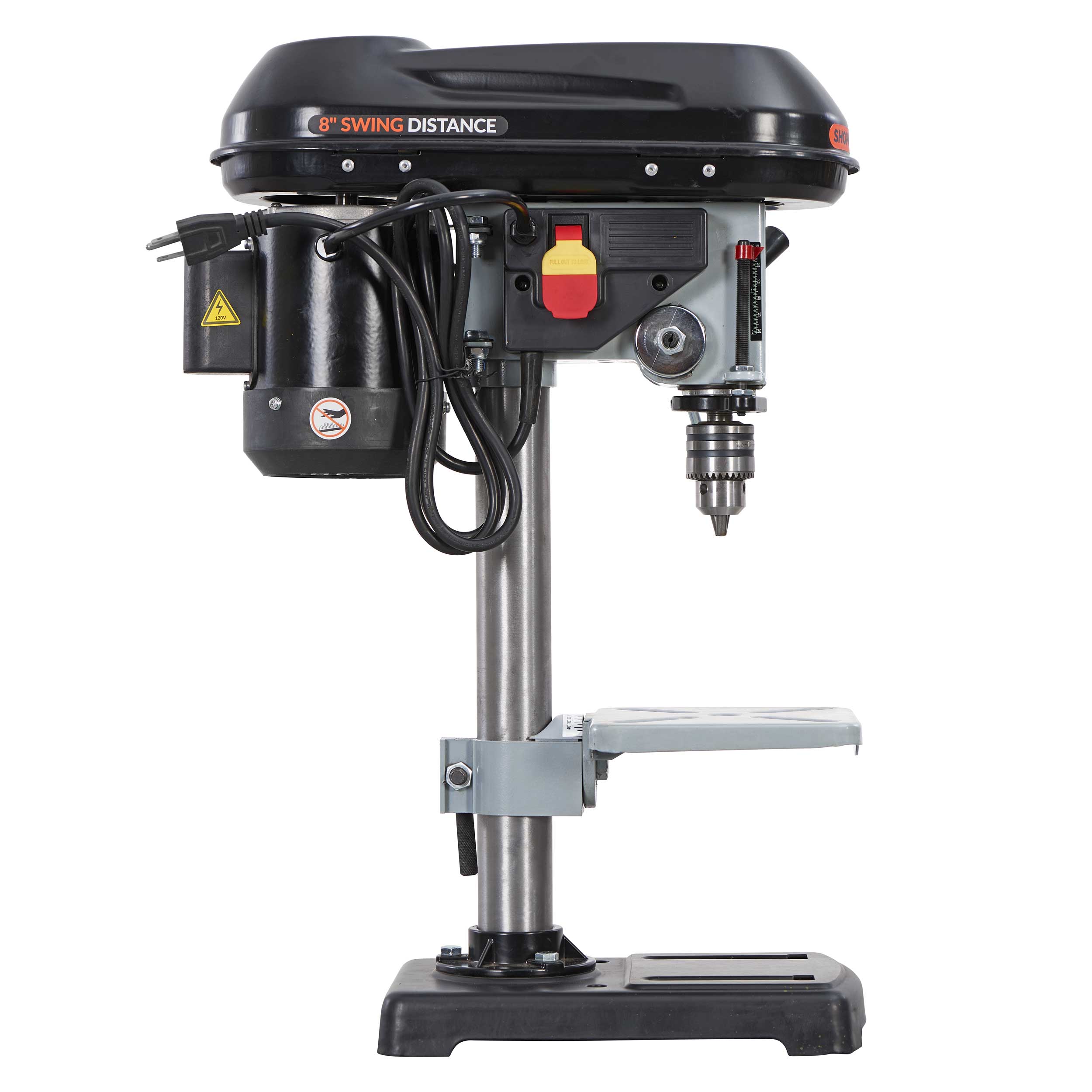 Prensa de taladro de banco de 9 velocidades de 4.2 amperes SD0813 de SHOPMAX