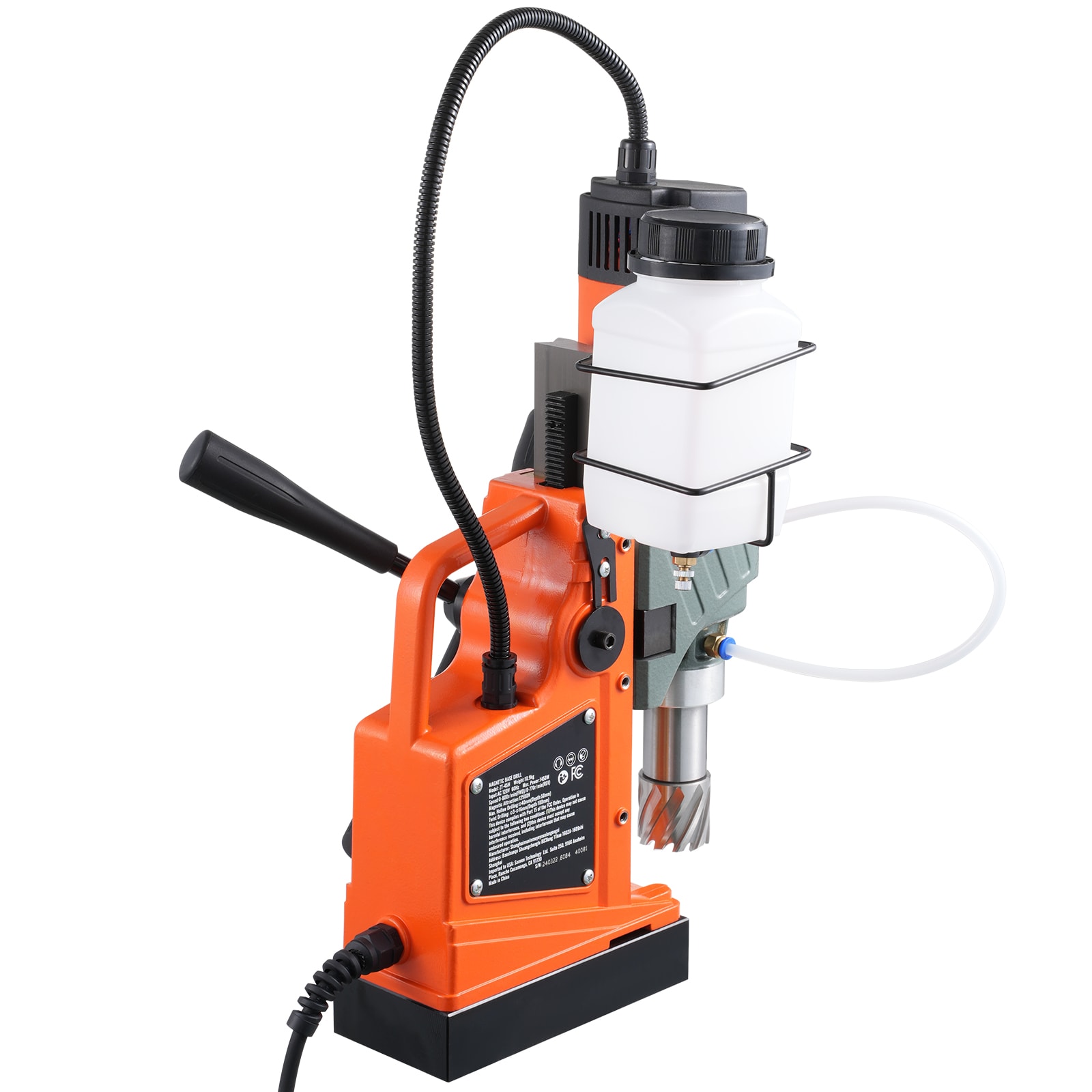 Taladro magnético de velocidad variable 1450W 12500N - Prensa de banco de taladro CLZTJJTM240MM6LU6V1