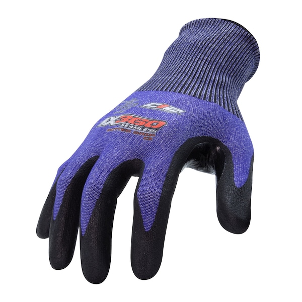 Guantes de agarre punteado resistentes al corte, sin costuras, sumergidos en nitrilo, de alto rendimiento 212 Performance (Nivel EN 3), Talla extra grande - AXDGC3-03-011