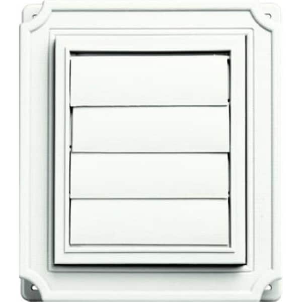Builders Edge Builders Edge 140137079123 Scalloped Exhaust Vent White - 898635
