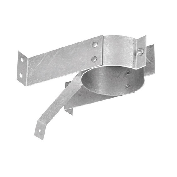 Duravent DuraVent 3 in. X 3 in. X 3 in. Galvanized Steel Tee Support Bracket - 3PVL-WSR   -DNL