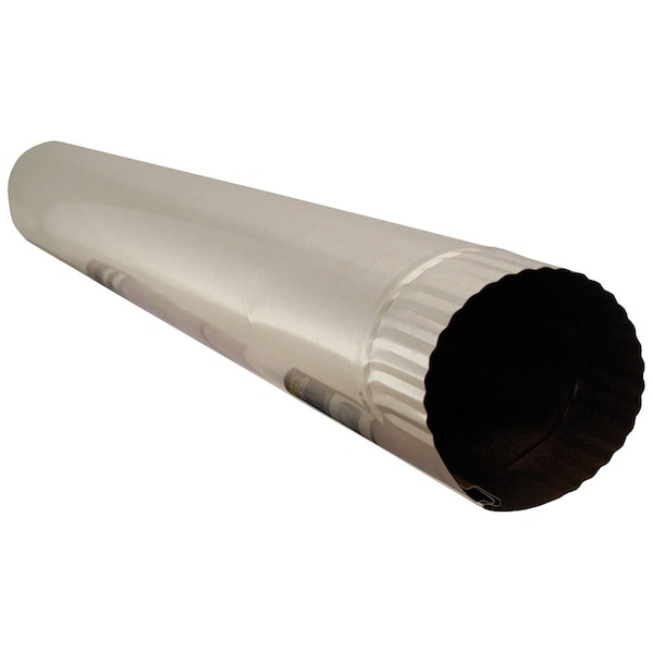 Jones Stephens 4in. x 24in. Aluminum Duct Pipe for Dryer Vent - D04028